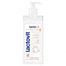 Testápoló, 400 ml, LACTOVIT "Lactooil", száraz bőrre