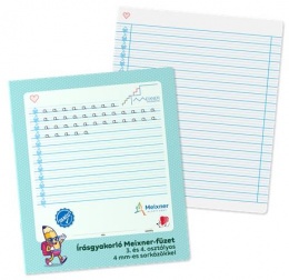 Füzet, tűzött, 280x240 mm, fekvő, 32 lap, 3. és 4. osztály, ICO "Süni Meixner"