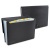 Harmonikamappa, A4, PP, 13 rekeszes, RAPESCO "Eco GRS Recycled", matt fekete